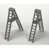 A-Ladders - 3-D Printed Kit -- pkg(2), HO, Phoenix Precision Models 31511
