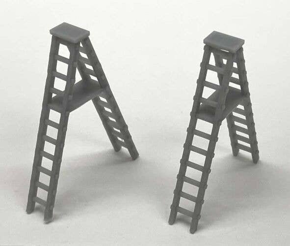 A-Ladders - 3-D Printed Kit -- pkg(2), HO, Phoenix Precision Models 31511