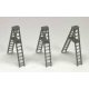 A-Ladders - 3-D Printed Kit -- pkg(3), N, Phoenix Precision Models 30511
