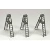 A-Ladders - 3-D Printed Kit -- pkg(3), N, Phoenix Precision Models 30511