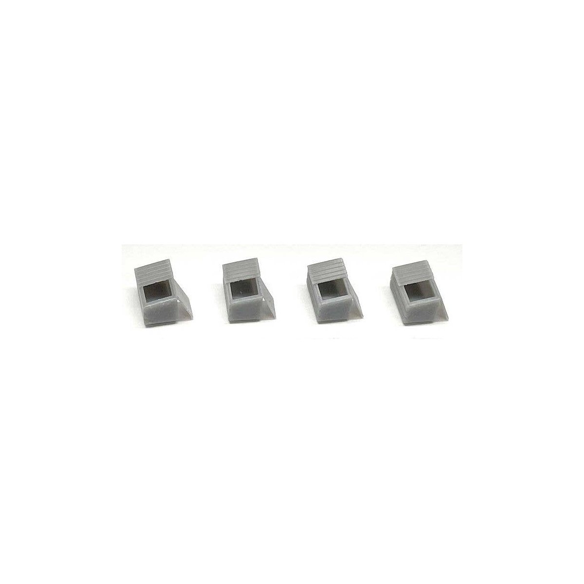 Open Dumpsters - 3-D Printed Kit -- pkg(4), N, Phoenix Precision Models 30516