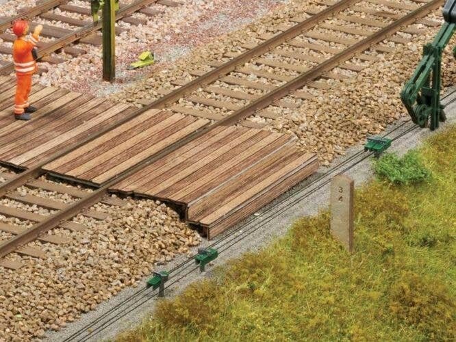 European-Style Interlocking Rod Guide - 3D Minis, O, Noch Gmbh & Co 13510