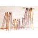Ladder Assortment - Shire Scenes -- Etched-Metal Kit pkg(6), N, The N Scale Architect 96698