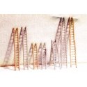 Ladder Assortment - Shire Scenes -- Etched-Metal Kit pkg(6), N, The N Scale Architect 96698