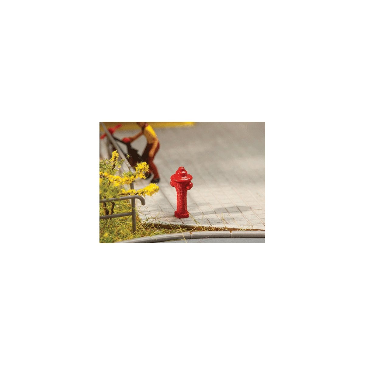 Fire Hydrants -- pkg(10), HO, Faller Gmbh 180912