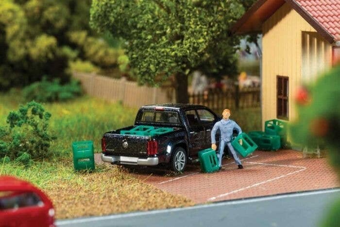 Beer Crates No Bottles -- pkg(12), HO, Faller Gmbh 180878