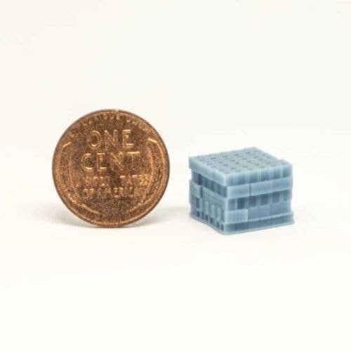 Cinder Block Stacks -- pkg(5), HO, All Scale Miniatures 870919