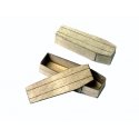 Pinch-Toe Coffin Laser-Cut Wood Kit pkg(4), HO, B.T.S. 23009