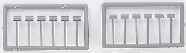 Mailboxes -- pkg(12), HO, Tichy Train Group 8234