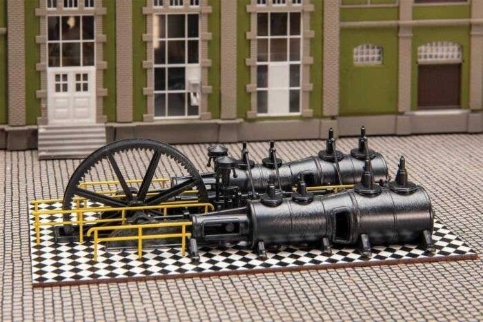 Stationary Steam Engine - Kit -- Black (272-180629 Sold Separately), HO, Faller Gmbh 191788
