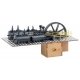 Stationary Steam Engine - Kit -- Black (272-180629 Sold Separately), HO, Faller Gmbh 191788