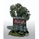 Mini-Scene(TM) Unpainted Metal Kit -- The Sign Painter (Roadside Billboard), HO, Woodland Scenics 105