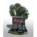 Mini-Scene(TM) Unpainted Metal Kit -- The Sign Painter (Roadside Billboard), HO, Woodland Scenics 105
