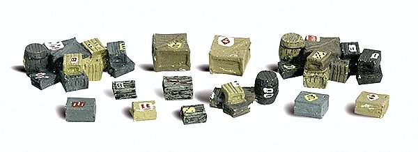 Assorted Crates - Scenic Accents(R), O, Woodland Scenics 2739