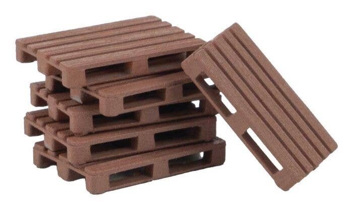 Wooden Pallets -- pkg(60), HO, Faller Gmbh 180876