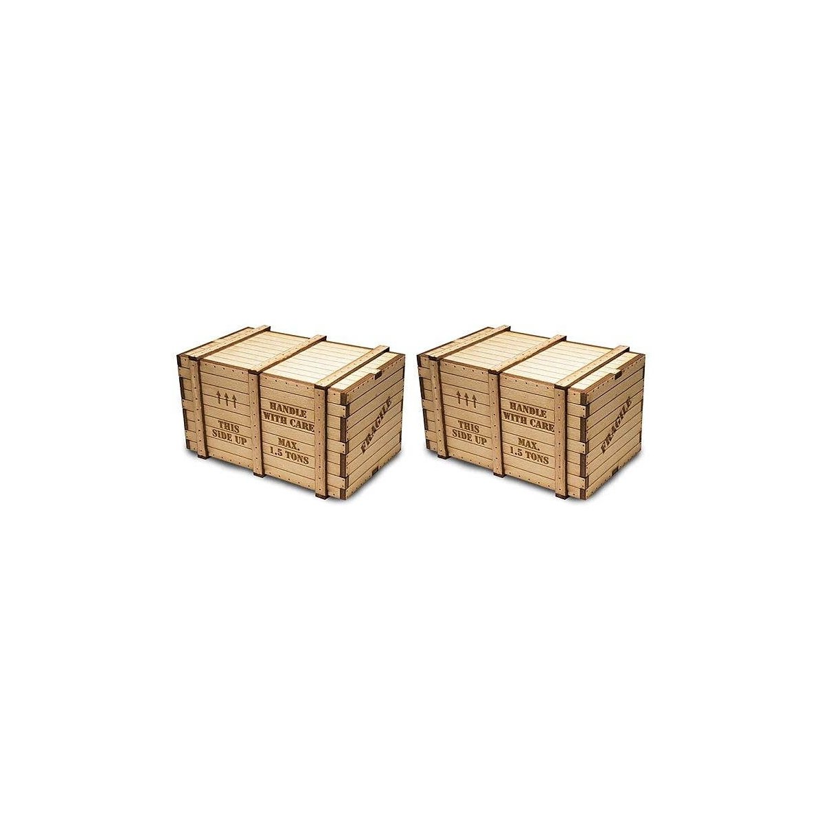 Machinery Crates -- Kit pkg(2), O, Bachmann Industries 39112
