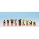 Ornamental Plants in Flower Pots -- Set 1 pkg(9), N, Noch Gmbh & Co 14080