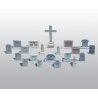 Tombstones - Scenic Details(R) -- Metal Kit - Unpainted pkg(20), HO, Woodland Scenics 201