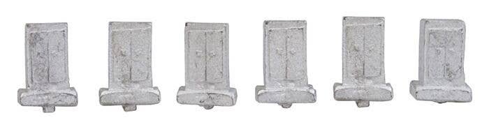 Relay Cabinet/Signal Box - Making A Scene(TM) -- Unpainted Metal Kit - Small pkg(6), N, The N Scale Architect 20079