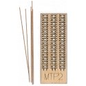 M-Trak 30′ Gauge (Nn30) Mine Track System - Kit (Laser-Cut Wood, Metal) -- Three Flexible 3, N, The N Scale Architect 20015