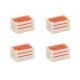 Market Crates with Vegetables -- pkg(4), HO, Faller Gmbh 180868