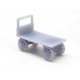 Luggage Carts -- Unpainted 3D Printed Parts pkg(5), HO, All Scale Miniatures 870985