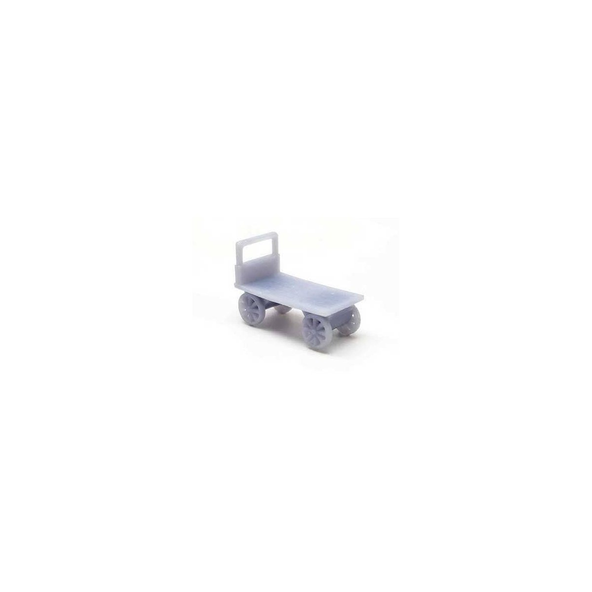 Luggage Carts -- Unpainted 3D Printed Parts pkg(5), HO, All Scale Miniatures 870985