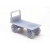 Luggage Carts -- Unpainted 3D Printed Parts pkg(5), HO, All Scale Miniatures 870985