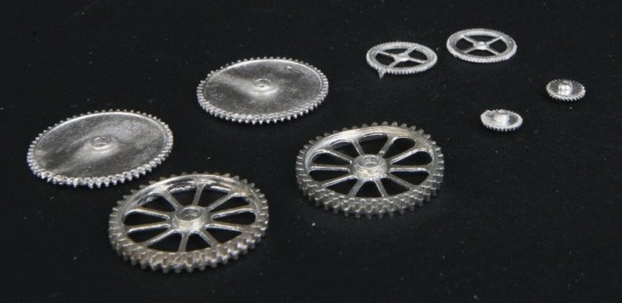 Gears -- Assorted pkg(8), HO, Durango Press 94