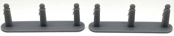 1920s - 1930s Gas Pump Island - Kit -- Unpainted Cast Resin, HO, Phoenix Precision Models 31590