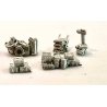 Assorted Street Stuff -- Unpainted pkg(5), N, Bar Mills LLC 1005