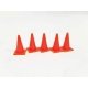 Traffic Cones pkg(5), N, All Scale Miniatures 1600661
