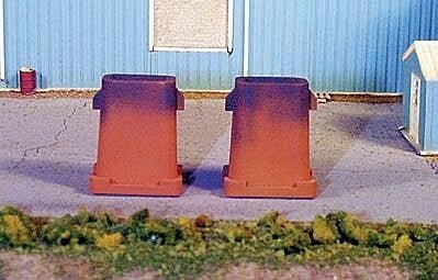 Ingot Molds w/Stools -- pkg(2), HO, Rix Products 602