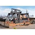 Scrap Loading Facility w/Overhead Crane -- Kit - 8-11/16 x 6-5/16 x 5-1/4′ 22 x 16 x 13.4cm, HO, Vollmer Gmbh 45780