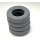 Stack of 4 Tires - 3-D Printed Kit -- pkg(2), O, Phoenix Precision Models 33540