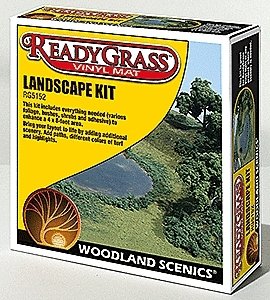 ReadyGrass(TM) Mat Accessories -- Landscape Kit, All Scales, Woodland Scenics 5152