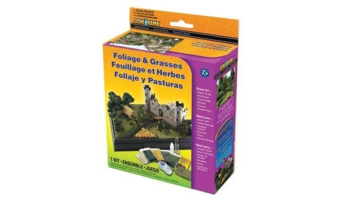 Scene-A-Rama(TM) Diorama Add-On Kits -- Foliage & Grasses, HO, Woodland Scenics 4120
