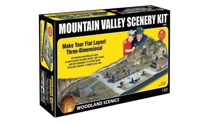 Mountain Valley Scenery(R) Kit, All Scales, Woodland Scenics 928
