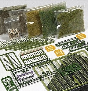 Forest/Meadow Starter Set, HO, Busch Gmbh & Co Kg 6043