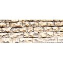 Flexible Cut Stone Wall with Self-Adhesive Backing -- Small Stones - 13 x 3-3/8′ 33 x, All Scales, Chooch Enterprises 8260