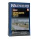 Corrugated Fence -- Kit - Scale Feet: 240` 73.2m Height: 1-1/4` 3.1cm, HO, Walthers Cornerstone 3632