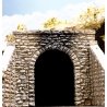 Single-Track Random Stone Tunnel Portal -- 5 x 4-3/4′ 12.7 x 12.1cm, HO, Chooch Enterprises 8360