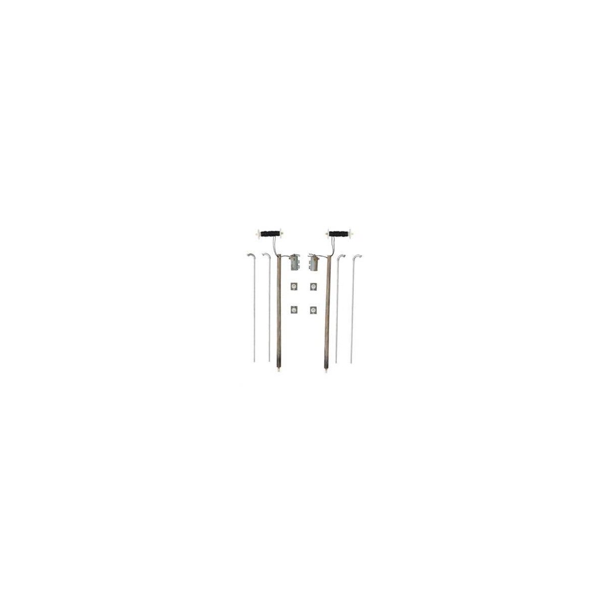 Pre-Wired Poles - Utility System -- Connector Set, HO, Woodland Scenics 2267