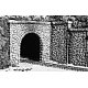 Single Track Tunnel Portals pkg(2 Unpainted Hyrdrocal(R) Castings) -- Random Stone, N, Woodland Scenics 1155