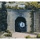 Single Track Tunnel Portals pkg(2 Unpainted Hyrdrocal(R) Castings) -- Cut Stone, N, Woodland Scenics 1153