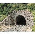 Culverts pkg(2) (Unpainted Hydrocal(R) Castings) -- Random Stone, N, Woodland Scenics 1164