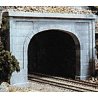 Double-Track Tunnel Portals pkg(2) Unpainted Hyrdrocal(R) Castings -- Concrete, N, Woodland Scenics 1156