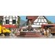 Marketplace Fountain - Kit -- 3-1/16 x 3-1/16 x 1-13/16′ 7.8 x 7.8 x 4.6cm, HO, Busch Gmbh & Co Kg 7728