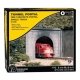 Concrete Tunnel Portal -- 8-3/8 x 9′ 21.2 x 22.8cm, O, Woodland Scenics 1266