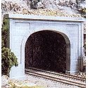 Double-Track Tunnel Portal (Hydrocal Plaster Casting) -- Concrete, HO, Woodland Scenics 1256